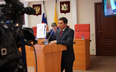 Альфир Бакиров представил депутатам областной Думы Ежегодный доклад о результатах работы в 2014 году